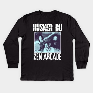 Husker Vintage 1979 // Zen Arcade Original Fan Design Artwork Kids Long Sleeve T-Shirt